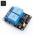 2 Channel DC 5V Relay Module with Optocoupler Low Level Trigger Expansion Board Compatible with Arduino R3 MEGA 2560 1280 DSP ARM PIC AVR STM32 Raspberry Pi. 