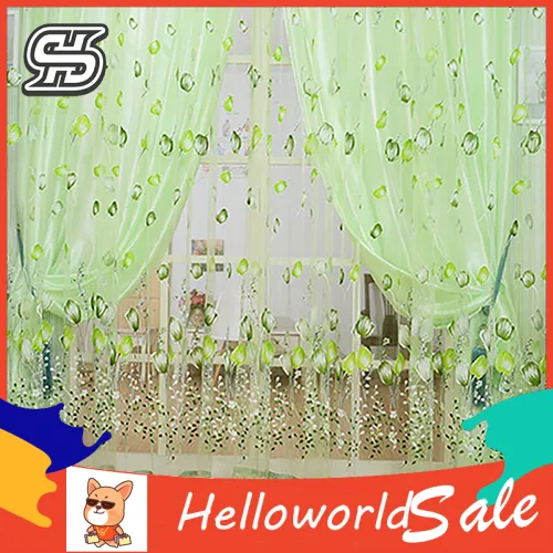 (New)Romantic%20Floral%20Tulle%20Voile%20Room%20Divider%20By%20Window%20Curtain%20Drape%20Panel%20lord%20-%20Image%204