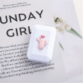 Lightweight Contact lens case Hygienic Compact Travel-friendly Portable travel Portable Glasses lenses box for Daily use Traveling Eyecare routine Teens Glasses soaking and storage. 