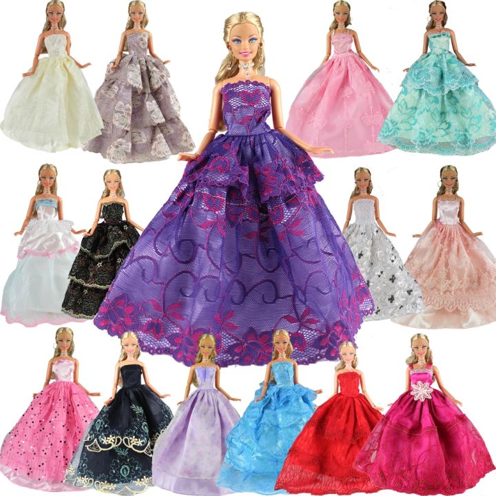 %E3%80%90LuckyBabyFans%20Store%E3%80%91(New)%20fashion%2015%20items/set%20doll%20accessories%20=%205%20dresses%20random%20pick%2010%20shoes%20wedding%20Noble%20party%20gown%20clothes%20for%20Barbie%20doll%20outfit%20-%20Image%204