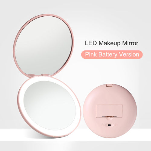 Makeup%20Mirror%20Light%20Mini%20Portable%20LED%20Light%203X%20Magnify%20Hand%20Hold%20Cosmetic%20Mirror%20Foldable%20Lightweight%20Mini%20Design%20Pocket%20Mirror%20-%20Image%207