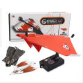 Airplane Rc Folding Paper Model DIY Motor Power Red Rc Plane Power Kids Boy Toy.