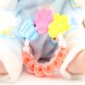1 Pcs Lovely Silicone Necklace Teethers With Rattle Teethers Toys Teething Baby Care Safe Acessorios Baby Teether. 