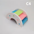 pet Hamster Toys Wooden Rainbow Bridge Seesaw Swing Toys Small Animal Jessica.