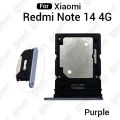 For Xiaomi Redmi Note 14 4G 5G Sim Tray Micro SD Card Slot with Sim Ejector Pin Replacement Parts.