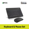 Bluetooth Keyboard & Mouse Combo for Mac, PC, Laptops, iPad, Tablets | Rechargeable Keyboard and Silent Mouse | Ultra-Slim, Quiet Typing, Wireless, Portable and Lightweight Keyboard Mouse Set. 
