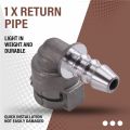 1Pc for 5 Series X3 X4 B48 Engine Return Pipe, Coolant Hose, Cylinder Body Return Pipe, Right Angle Aluminum Head. 