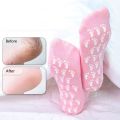 1pair Spa Silicone Socks Moisturizing Gel Socks Exfoliating and Preventing Dryness Cracked Dead Skin Remove Protectors Foot Care. 