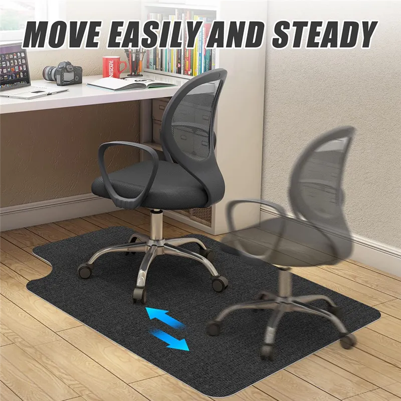 Office Chair Mat for Hardwood/Tile Light Gray