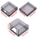 SUER 1Pcs Bathroom Wall Socket Waterproof Box Power Outlet Supplies Electric Plug Cover Switch Protective Cover 86 Type Wall Self-Adhesive Splash-Proof Box Protection Socket/Multicolor. 