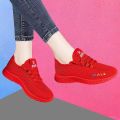 Mesh Surface Shoes Sneakers2023Summer Casual Stylish Flying Woven Breathable Non-Slip Soft Bottom Wild Running Shoes.