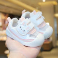 Summer Boys Soft Sole 1 to 2 Year Old Walking Female Baby Hollow Mesh Spring and Autumn Breathable Board Shoes.