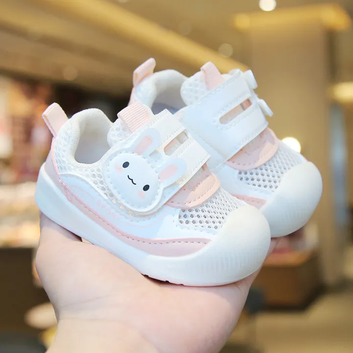 Summer%20Boys%20Soft%20Sole%201%20to%202%20Year%20Old%20Walking%20Female%20Baby%20Hollow%20Mesh%20Spring%20and%20Autumn%20Breathable%20Board%20Shoes%20-%20Image%202