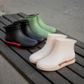 Korean Style Rubber Shoes Fashion Water Boots Thick High-End Rain Boots Rain Boots Waterproof Shoes Girls Good-looking Internet CelebrityinsPersonality. 