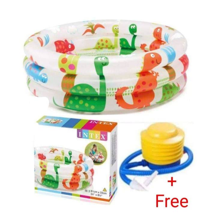 Baby%20Bath%20Tub,%20Baby%20Swimming%20Pool%20&%20Pumpar%20free%20(24%20X8.5inch)%20-%20Multicolor%20-%20Image%202
