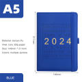2024 Notebook Budget A5 Portable Diary Journal for Office School Work Personal Creativity Student.