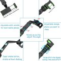 TOHAYIE 360 Degrees Car Rearview Mirror Mount Phone Holder for 4.0-6.1 Inch Navigation Bracket Stand Adjustable Support. 