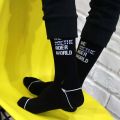 Men Socks Cotton Graphic Hip-Hop 1997 Pattern Funny Long Women Black Hot Fashion Solid Sport Street Casual Hosiery.