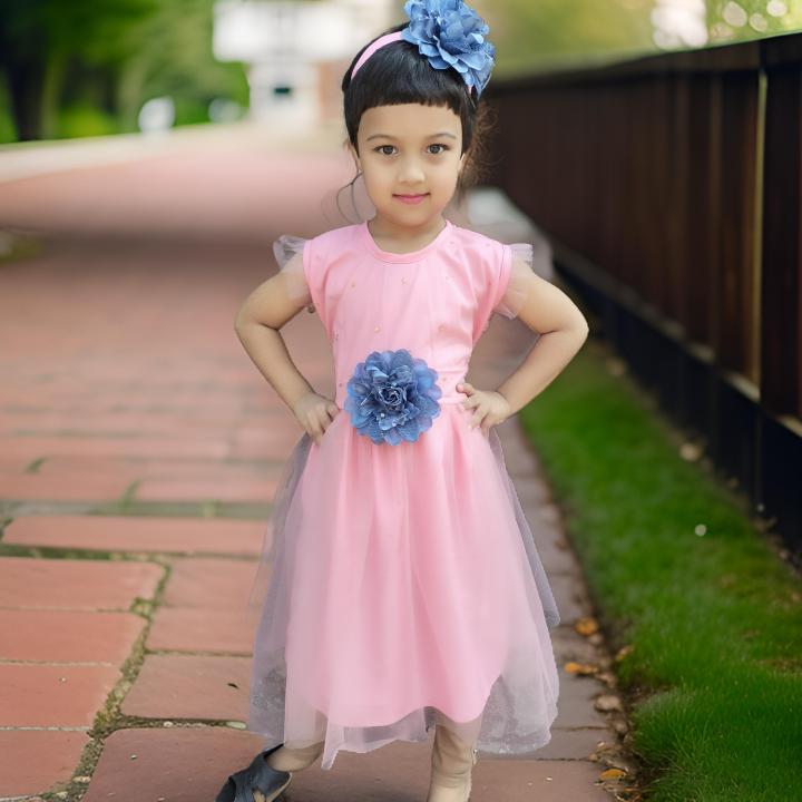 New%20Stylish%20Kids%20party%20dress%20For%20Baby%20Girl%200-12%20years%20with%20free%20hair%20band%20-%20Image%203
