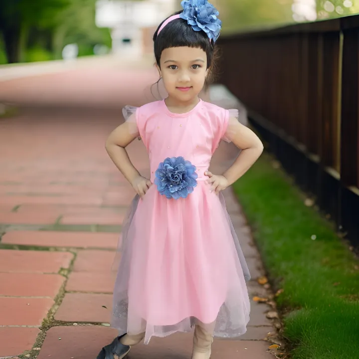 New%20Stylish%20Kids%20party%20dress%20For%20Baby%20Girl%200-12%20years%20with%20free%20hair%20band%20-%20Image%203