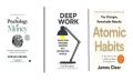 3 book set (The Psychology of Money + Deep work + Atomic Habits). 