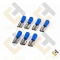 10Pcs Electrical Insulated Female 4mm Spade Quick Disconnects Wire Terminal Connector Crimp Terminals Nylon Wiring Kit For Battery Connections.
