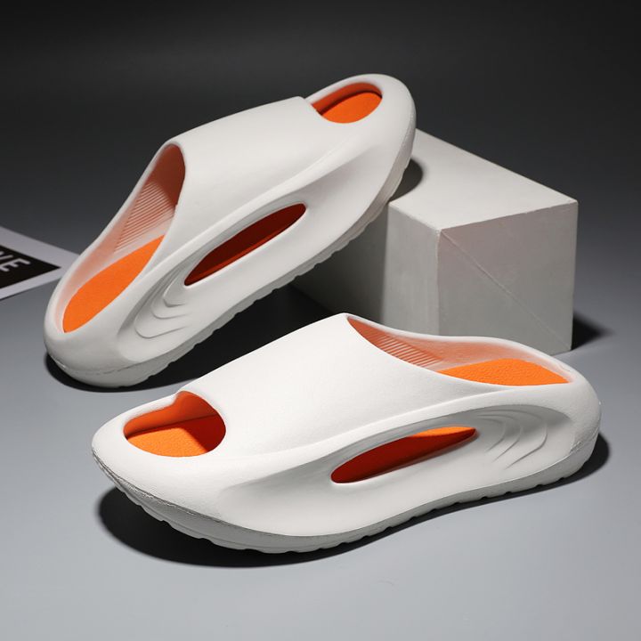 Summer Slippers Men's Casual Basketball Slip-on Platform Sports Sandals Outdoor Beach Flip-Flops Men's Shoes