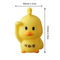 Salute Small Yellow Duck Pinch Called Baby Shower Play Duckling Vent Toy. 