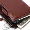 Baborry Wallet Men Bifold credit Card Holder Wallet RFID Blocking Short Purse For Men Portemonnee Male. 