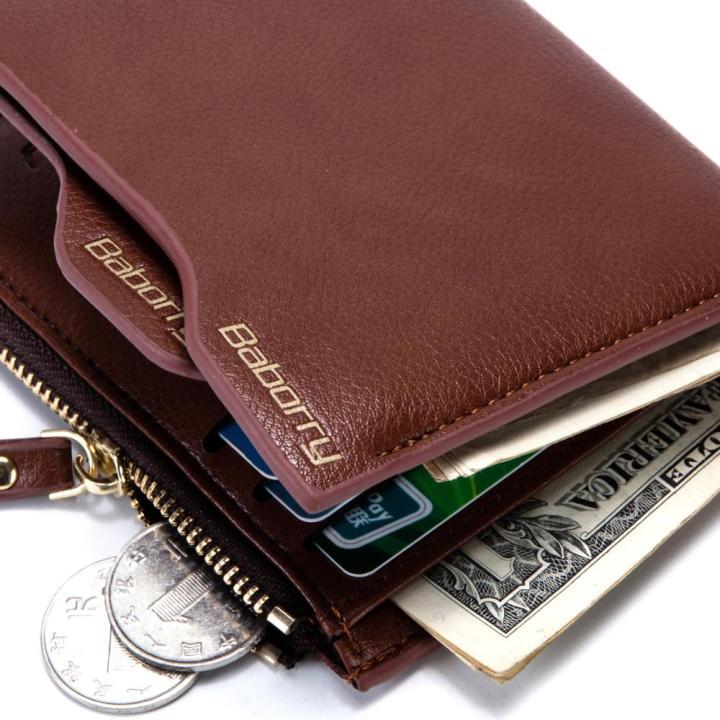 Baborry%20Wallet%20Men%20Bifold%20credit%20Card%20Holder%20Wallet%20RFID%20Blocking%20Short%20Purse%20For%20Men%20Portemonnee%20Male%20-%20Image%204