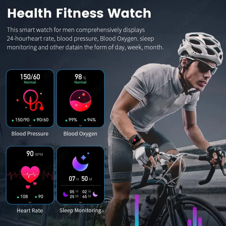 Outdoor%20Smart%20Watch%20Men%20400mAh%20Large%20Battery%20Fitness%20Tracker%20Heart%20Rate%20IP67%20Waterproof%20Bluetooth%20Call%20Sport%20Military%20Smartwatch%20-%20Image%203