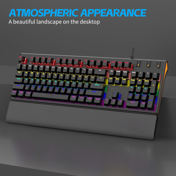 USB%20Wired%20Computer%20Keyboard%20Smooth%20Typing%20RGB%20Lighting%20Gaming%20Keyboard%20104%20Keys%20Universal%20Ergonomic%20Plug%20and%20Play%20LED%20Backlit%20with%20Wrist%20Rest%20for%20PC%20-%20Image%207