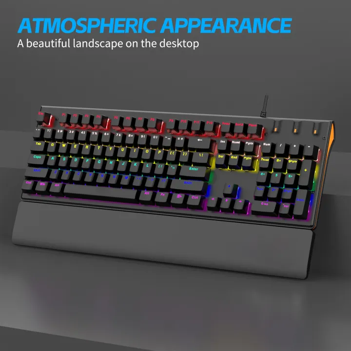 USB%20Wired%20Computer%20Keyboard%20Smooth%20Typing%20RGB%20Lighting%20Gaming%20Keyboard%20104%20Keys%20Universal%20Ergonomic%20Plug%20and%20Play%20LED%20Backlit%20with%20Wrist%20Rest%20for%20PC%20-%20Image%207