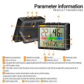 Digital Hygrometer Tester With Intelligent Clock Function Suitable For Bedroom And Office Use.. 