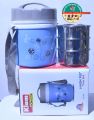 Kiam Monalisa Steel Hot Tiffin Carrier Lunch Pot 3 Bati Brb Group - Box. 