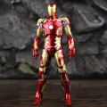 ZD Toys Iron Man Mark 43 Led Version Action Figure Toy 1/10 Scale 7 inch Collective Figure Toy Gift Licensed. 