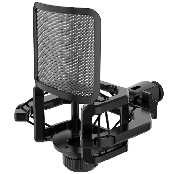 Microphone%20Shock%20Mount%20with%20Microphone%20Filter%20Windscreen,Green%20-%20Image%202