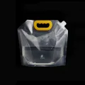 200ml/1.5/2.5L Vertical Plastic Beverage Packaging Bag Suction Mouth Bag Beverage Liquid Juice Milk Coffee Transparent Drinking Bag. 