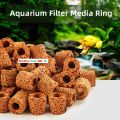 Aquarium Fish Tank Filter Material Infrared Sterilization Ornamental fish Aquarium Fish Pond Fish Tank Filter Material Ceramic Ring - 100gm. 
