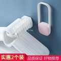 Hanger Storage Organizer Multi-Functional Foldable Punch-Free Wall-Mounted Balcony Hanging Hook Drying Clothes Hanger Clip. 