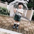 Baby Accessories Child Umbrella Arched Lightweight Transparent Outdoor Kids Umbrellas Go Out Rainproof Tool Infant Rain Gear.