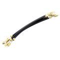 1x Cello Endpin Stopper Stop Holder Anchor Protector Non-Slip with Metal Eye & 5Pcs Violin Tail Gut Tail Cord Gut Cord Nylon with Brass Screw for 3/4 4/4 Fiddle Violin Black. 