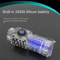 Three-Eyed Monster Mini Flash Super Power Flashlight Flashlight Strong Light Rechargeable Super Bright, Portable Lighting. 