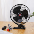 Low Noise Air Cooling Fan Car Oscillating Fan Car Auto Fan Portable Vehicle Mini Electric 12V Black. 