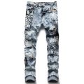 Jean Homme Jeans Men Pants Pantalones Hombre Slim Denim Trousers Biker High Quality Male Straight Casual Designer Ripped.