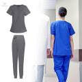 Nurse Suit for Pet Workers Breathable Lightweight Jogging Pant Multipurpose XS Gray. 