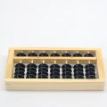 GC 7 Column 5-bead Wooden Abacus For Children Small Lightweight Math Arithmetic Calculating Tool For Student. 