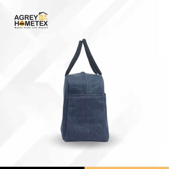 Lunch%20Carry%20Bag,%20Denim%20Fabric,%20Blue,%20(10.5%E2%80%B3x8.5%E2%80%B3x5%E2%80%B3)%20-%20Image%204
