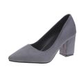 High Heels Women's 2019 New Autumn European and American Style Pointed Toe Pumps Women's Plus Size Women's Shoes 33-43 Size. 