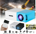 Mini Projector, HDMI/USB Short Distance Projector. The portable projector YG300 4K HD is perfect for children or as a gift. Use anywhere indoor or outdoor projector. 